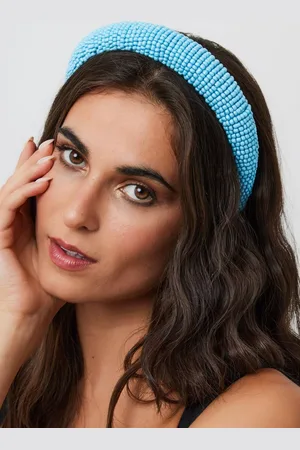 My Accessories Womens Solid Beaded Headband - - One Size
