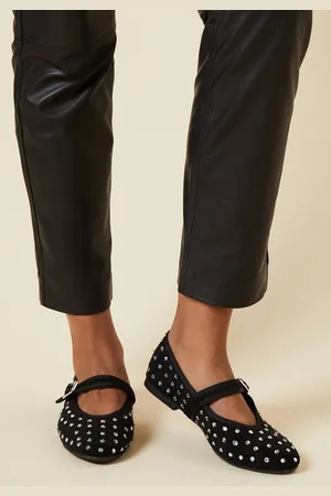 Dorothy Perkins Womens Faith: Pandoras Faux Suede Diamante Mary Jane Ballet Pumps - - 3