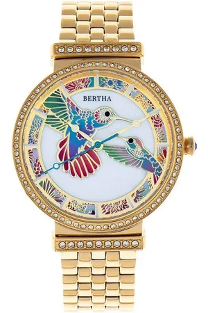 Bertha Womens Emily Mother-Of-Pearl Bracelet Watch - - One Size