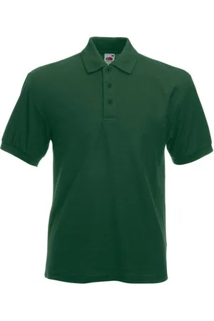 Fruit Of The Loom 65 35 Heavyweight Pique Short Sleeve Polo Shirt - - M