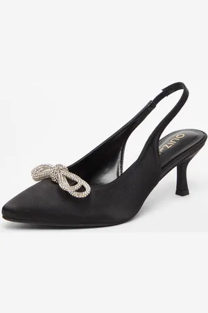 Quiz Womens Wide Fit Slingback Court Heels - 3