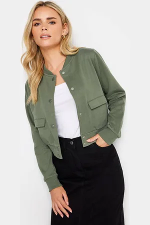 PixieGirl Womens Petite Jersey Bomber Jacket - - 12