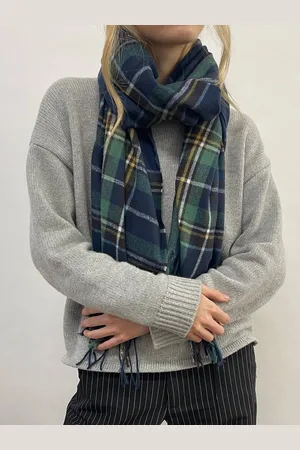 SVNX Tartan Woven with Tassels - - One Size