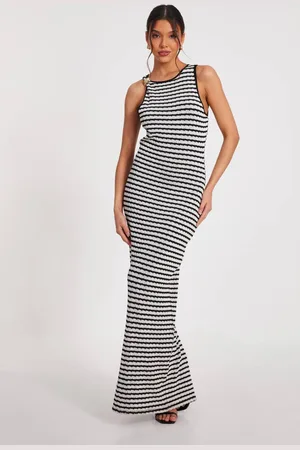 Quiz Womens Stripe Midaxi Dress - 20
