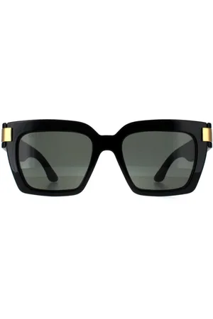 Gucci Womens Square with Gold Grey GG1689S - One Size