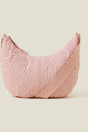 Accessorize Womens Large Floral Quilted Sling Bag - - One Size