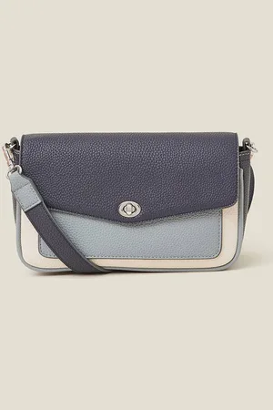 Accessorize Womens Colourblock Faux Leather Cross-Body Bag - - One Size