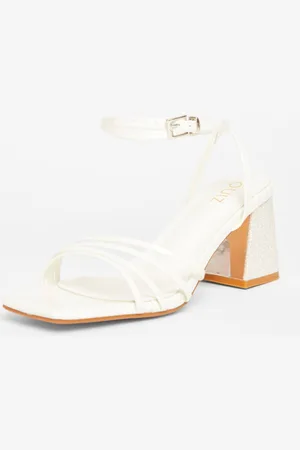 Quiz Womens Bridal Block Heel Sandals - 6
