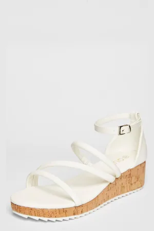Quiz Womens Strappy Low Wedges - 6