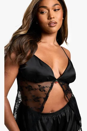 Boohoo Womens Plus Cherry Trim Cami - - 18