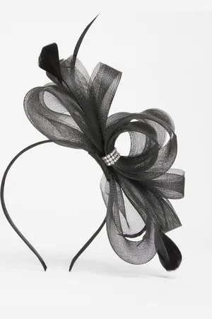 Quiz Womens Diamante Bow Headband Fascinator - One Size