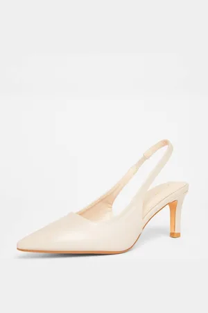 Quiz Womens Nude Slingback Low Court Heels - - 8