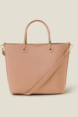 Accessorize Womens Smooth Faux Leather Handbag - - One Size