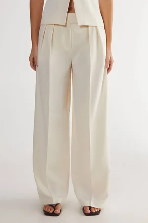 NASTY GAL Womens Essentials Pleat Front Tailored Straight Leg Trouser - - 10