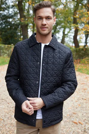 Threadbare Lightweight Collared Quilted Jacket - - L