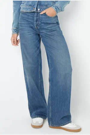 Threadbare Womens Baggy Wide Leg Jeans - - 10