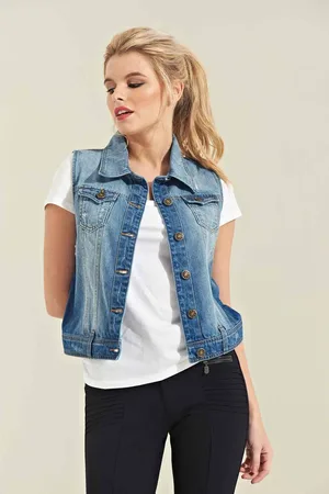 Urban Bliss Womens Cassie Denim Gilet - - 10