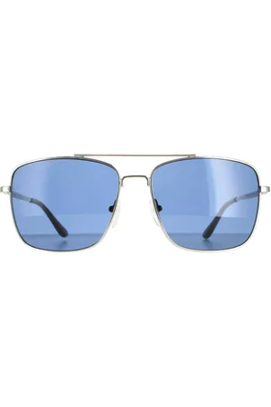 Calvin Klein Square Silver Smoke CK19136S - One Size