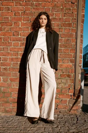 NASTY GAL Womens Nylon Straight Leg Trouser - - 18