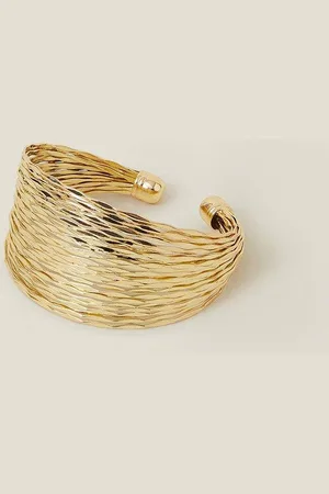 Accessorize Womens Multilayer Cuff Bracelet - - One Size