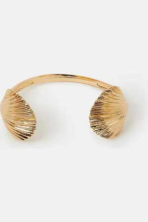 Accessorize Womens Shell Bangle Bracelet - - One Size