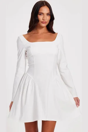 Quiz Womens Bow Back Skater Dress - 4