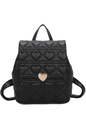 SVNX Womens Quilted Heart Backpack - - One Size