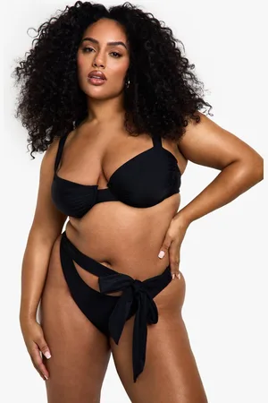 Boohoo Womens Plus Swimwear Essentials Balcony Bikini Top - - 28