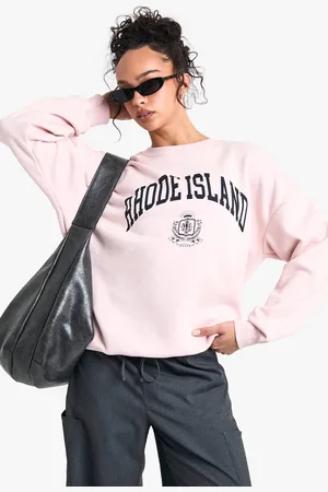 Boohoo Womens Rhode Island Oversized Sweatshirt - - S