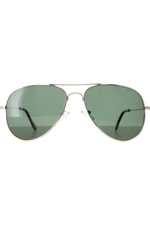 Montana Aviator Gold Green G15 Polarized MP94 - - One Size