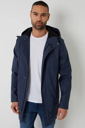 Threadbare Microfleece Lined Longline Showerproof Hooded mac - - L
