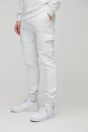 Boohoo Tall 330GSM Skinny Fit Basic Cargo Joggers - - M