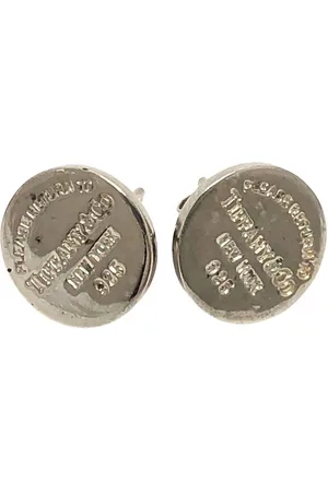 Tiffany & Co. Preloved Return to Tiffany Circle Stud Earrings Women - Silver - - One Size