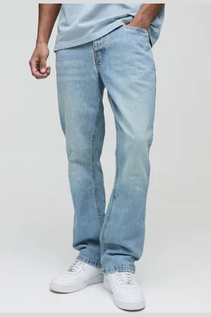 Boohoo Slim Rigid Flare Jean In Antique - 32R