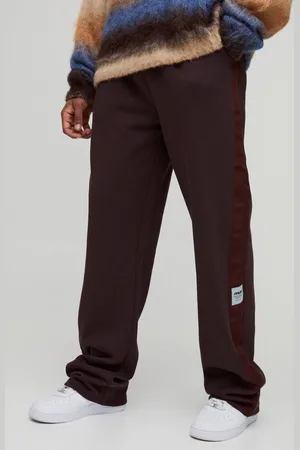 Boohoo Tall Relaxed Stripe Detail Woven Tab Joggers - - XXL