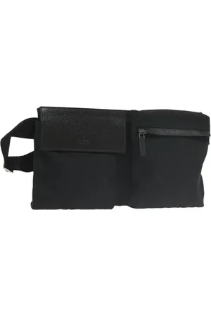 Gucci Preloved Nylon Canvas Leather Belt Bag Unisex - Shoulder Bags - One Size