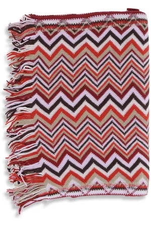 Missoni Zigzag Knitted Scarf Chevron Pattern Women - Multicolor Scarves - One Size