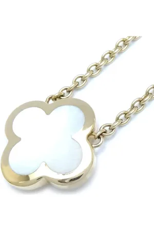 Van cleef Preloved Alhambra necklace Motherofpearl pendant Women - Gold - - One Size