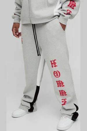 Boohoo Plus Slim Stacked Homme Gusset Jogger - - XXXL
