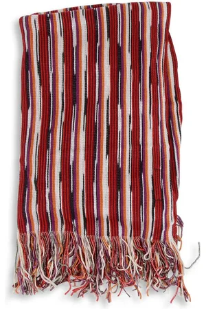 Missoni Striped Knit Scarf with Fringes Women - Multicolor Scarves - One Size