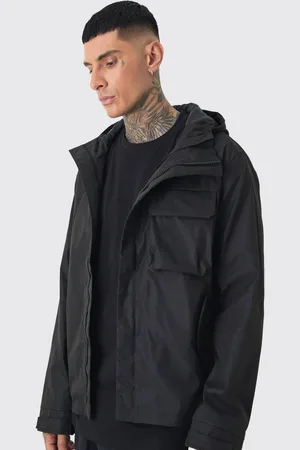 Boohoo Tall Lightweight Hooded Parka Jacket In - M