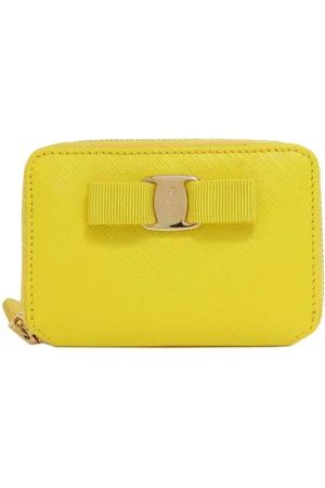 Salvatore Ferragamo Preloved Gancini Bow ZipAround Wallet 22D151 Women - - One Size