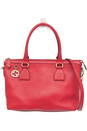 Gucci Preloved Mini GG Marmont Leather Shoulder Bag Women - One Size