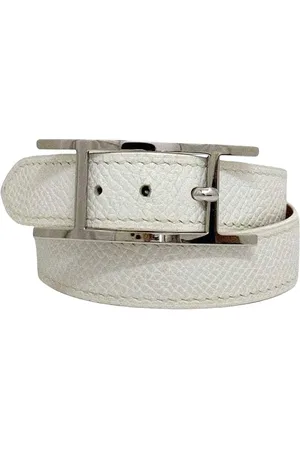 Hermès Preloved Reversible Leather H Belt Women - Bracelets - One Size