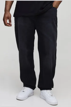 Boohoo Plus Tapered Rigid Jeans - - 46