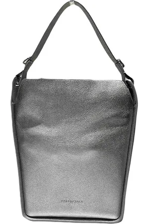 Balenciaga Preloved Hourglass XS Top Handle Bag Metallic Silver Women Shoulder - - One Size