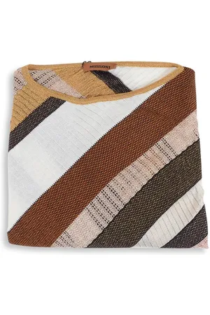 Missoni Diagonal Stripe Knit jumper Women - Multicolor Scarves - One Size