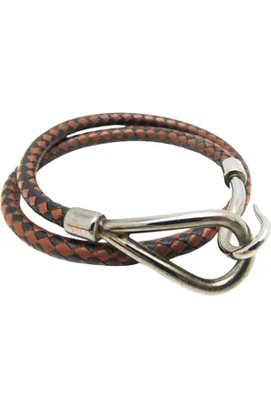 Hermès Preloved Leather Bracelet BrownBlack Women - Multicolour - One Size