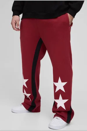 Boohoo Plus Star Gusset Joggers - - XXXL