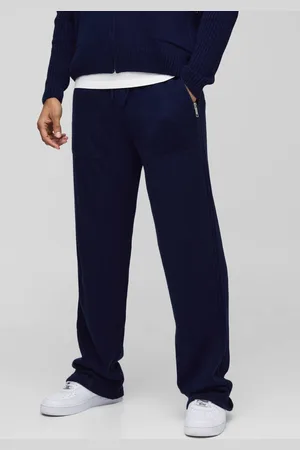 Boohoo Relaxed Knitted Side Panel Joggers - - XS